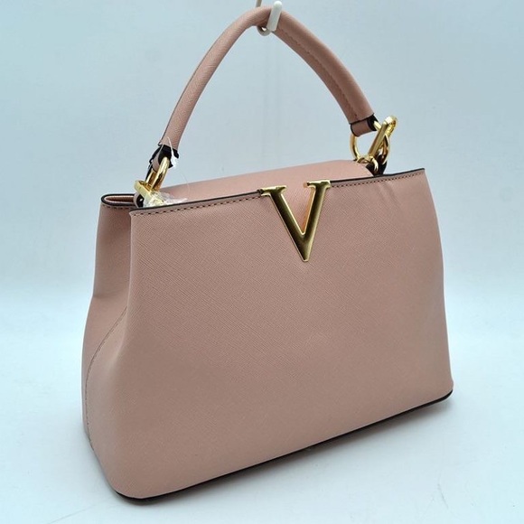 Top Handle V handbag… crossbody strap included - Picture 5 of 8